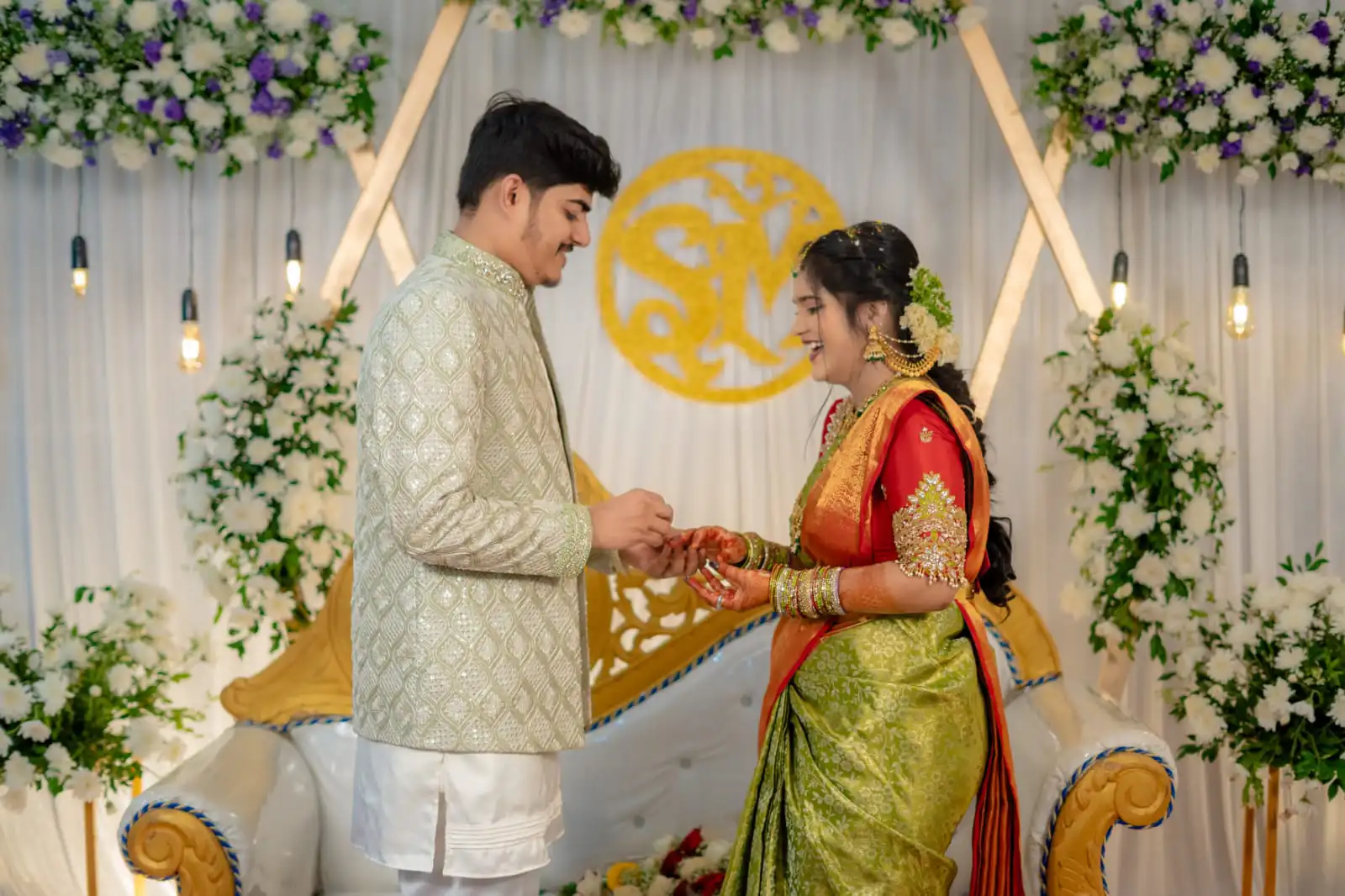 Wedding ritual moment